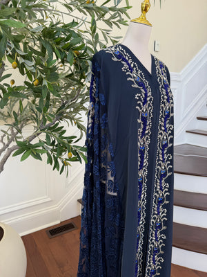 Beautiful Abaya blue 9198474