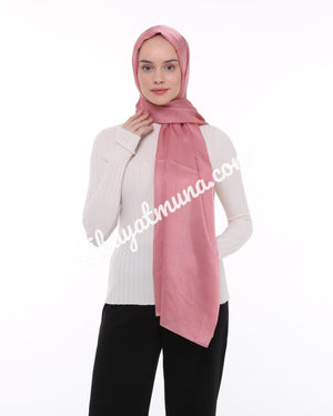 Pink Satin Hijab