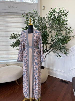 Blush Serenity Two Piece Abaya