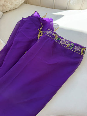 Purple scarf