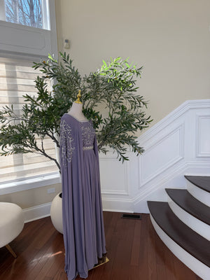 Lavender Drape Elegance Kuftan