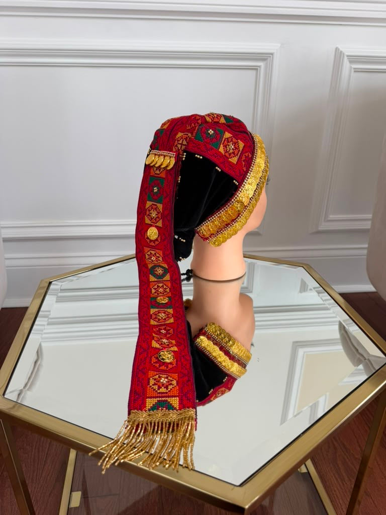 Tatreez Embroidery Traditional Head Piece Awka