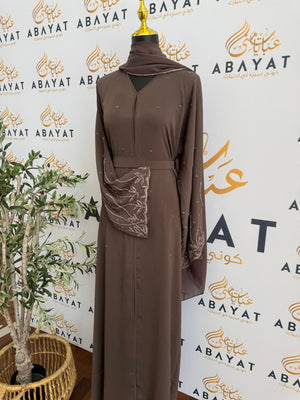 Elegant Beaded Abaya