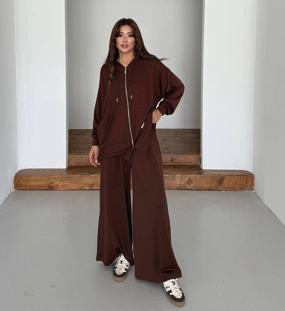 Elegant Two Piece Sweater Comfort Set