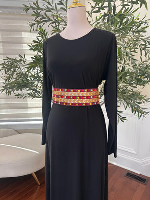 Gold Sabal Kharaz Thobe Belt