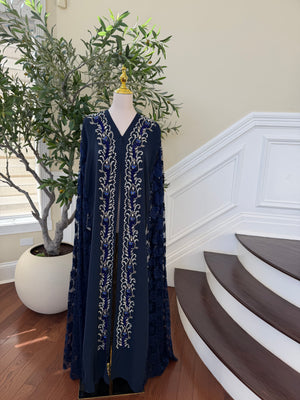 Beautiful Abaya blue 9198474