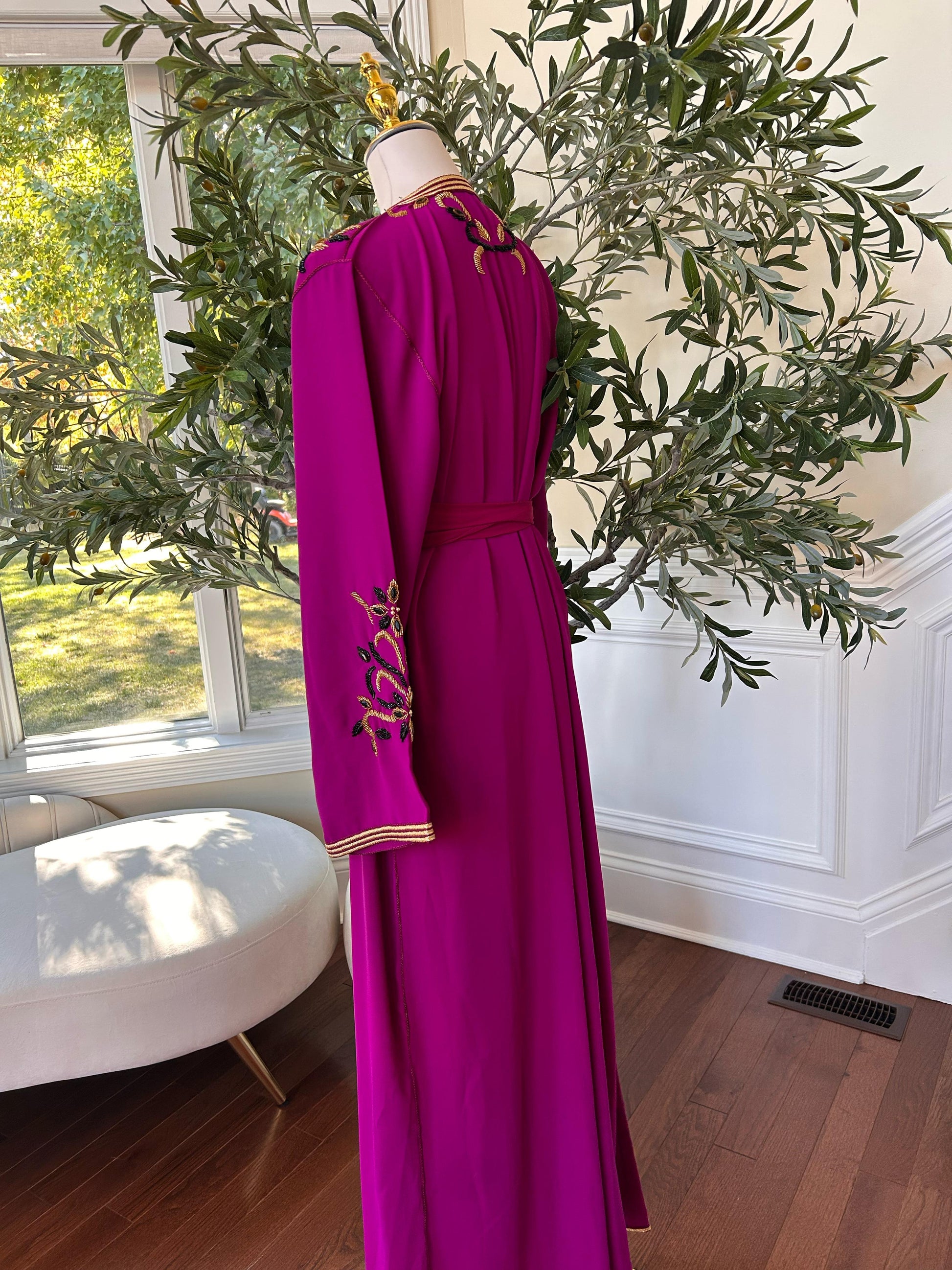 Hot Pink Royale Majestic Kuftan