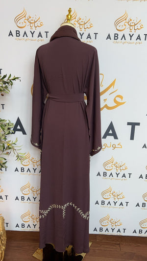 Elegant Deep Purple Abaya