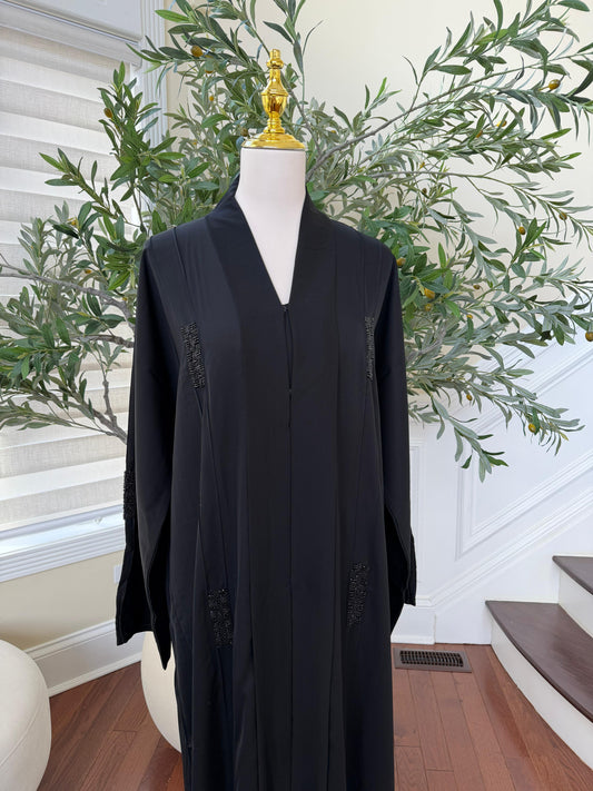Ramadan Nights Elegance Black Abaya