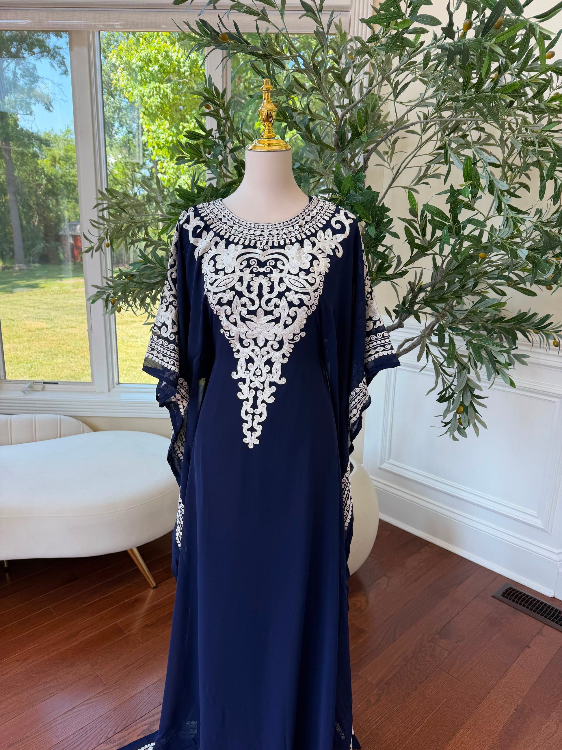 Navy Blue Elegance Dress