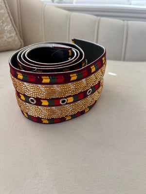 Gold Sabal Kharaz Thobe Belt