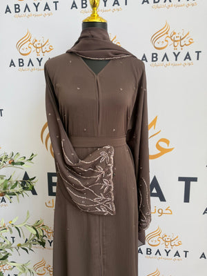 Elegant Beaded Abaya