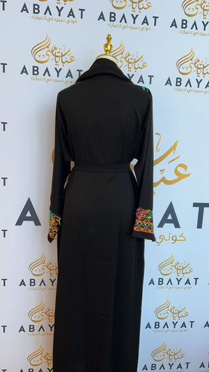 Elegant Black Abaya -00211