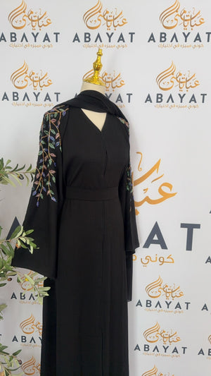 Black Moonlight Abaya