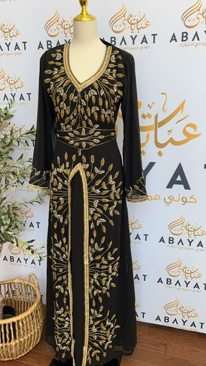 Elegant Black Kuftan