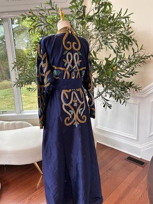 Blue Stone Elegance Kuftan Dress