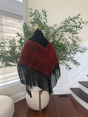 Embroidery Tatreez Black Shal