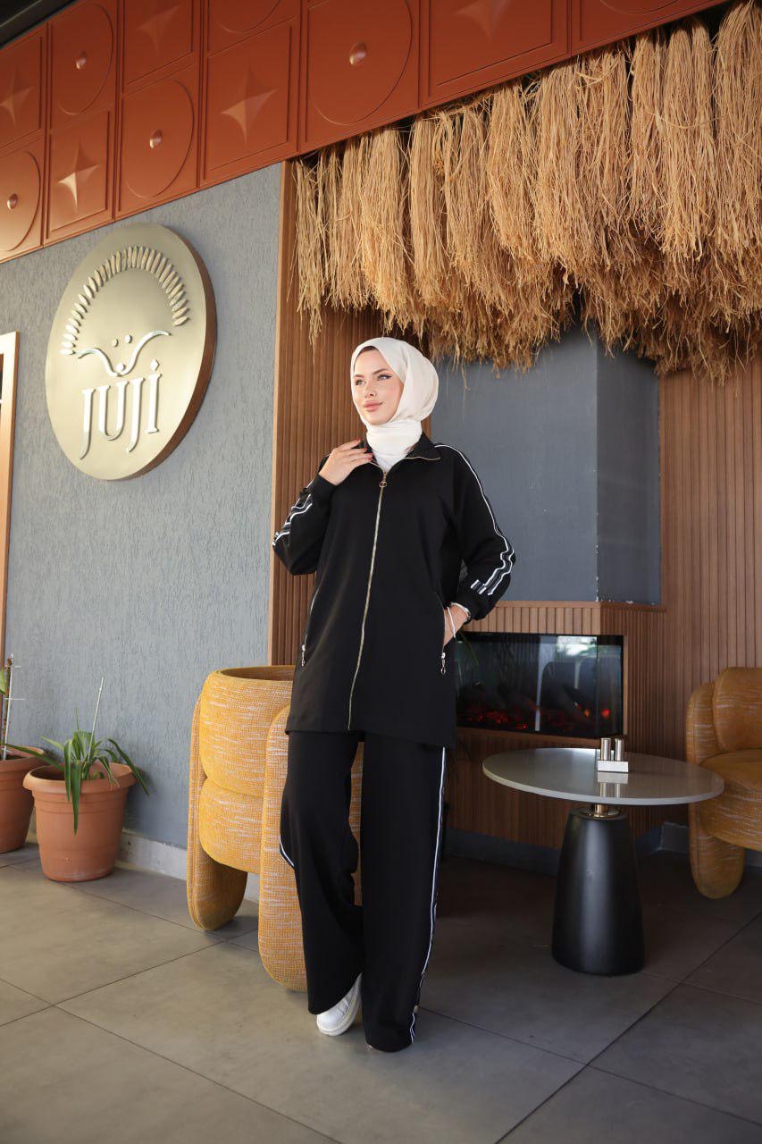 Elegant Two Piece Zipper Comfort Modest Wear