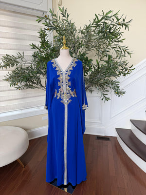 Butterfly Blue Royale Kuftan