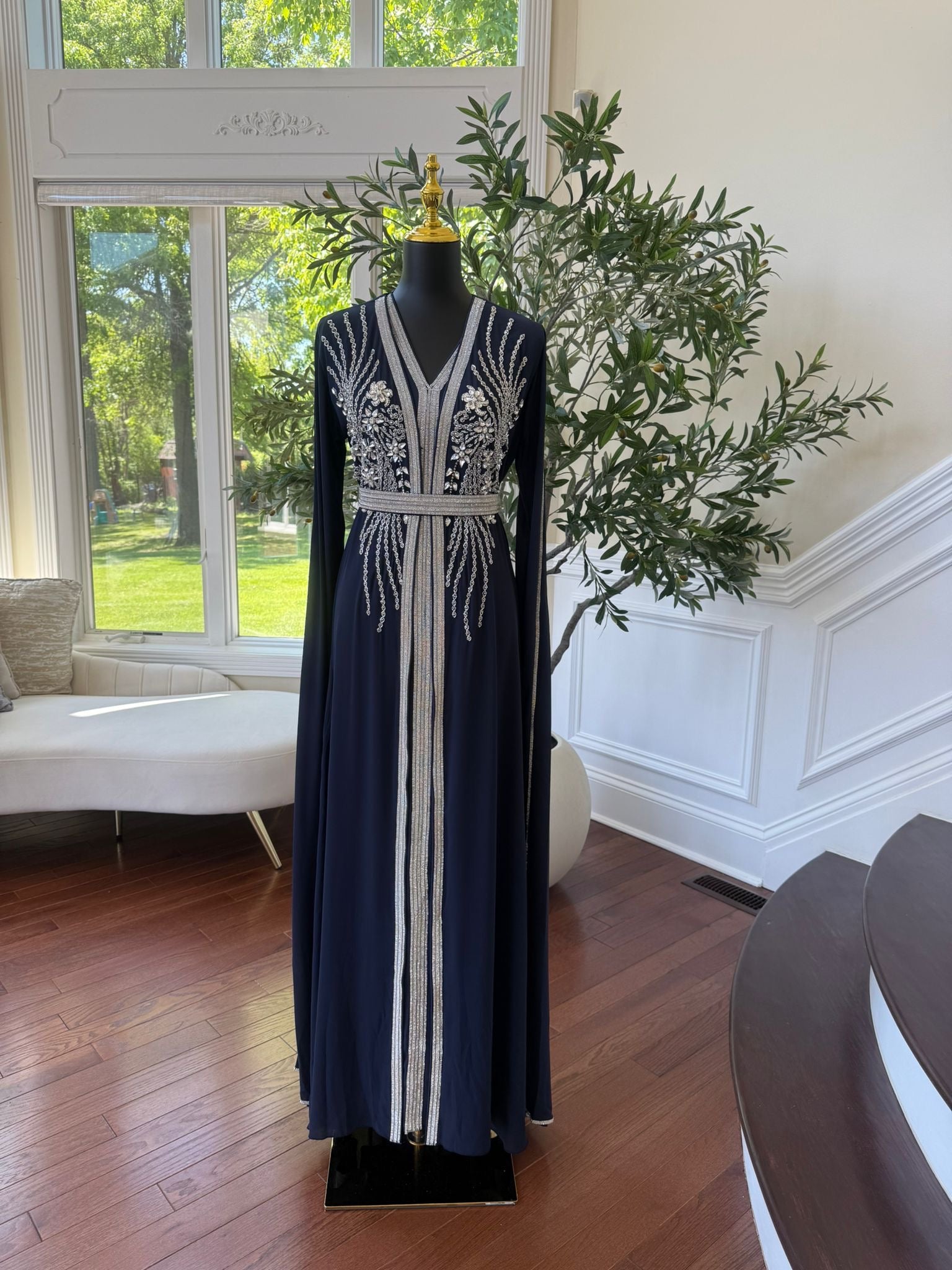 Luxury Blue Kuftan