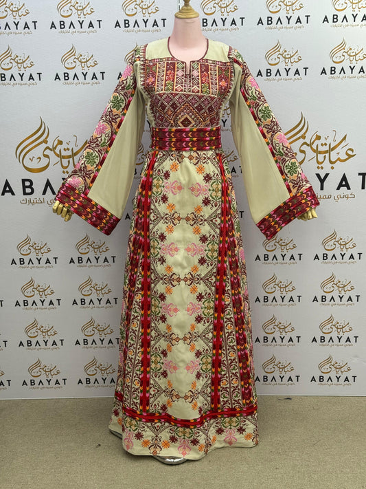 Royal Blossom Palestinian Thobe
