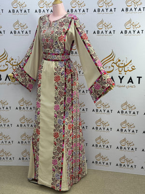 Floral Glamour Tatreez Thobe