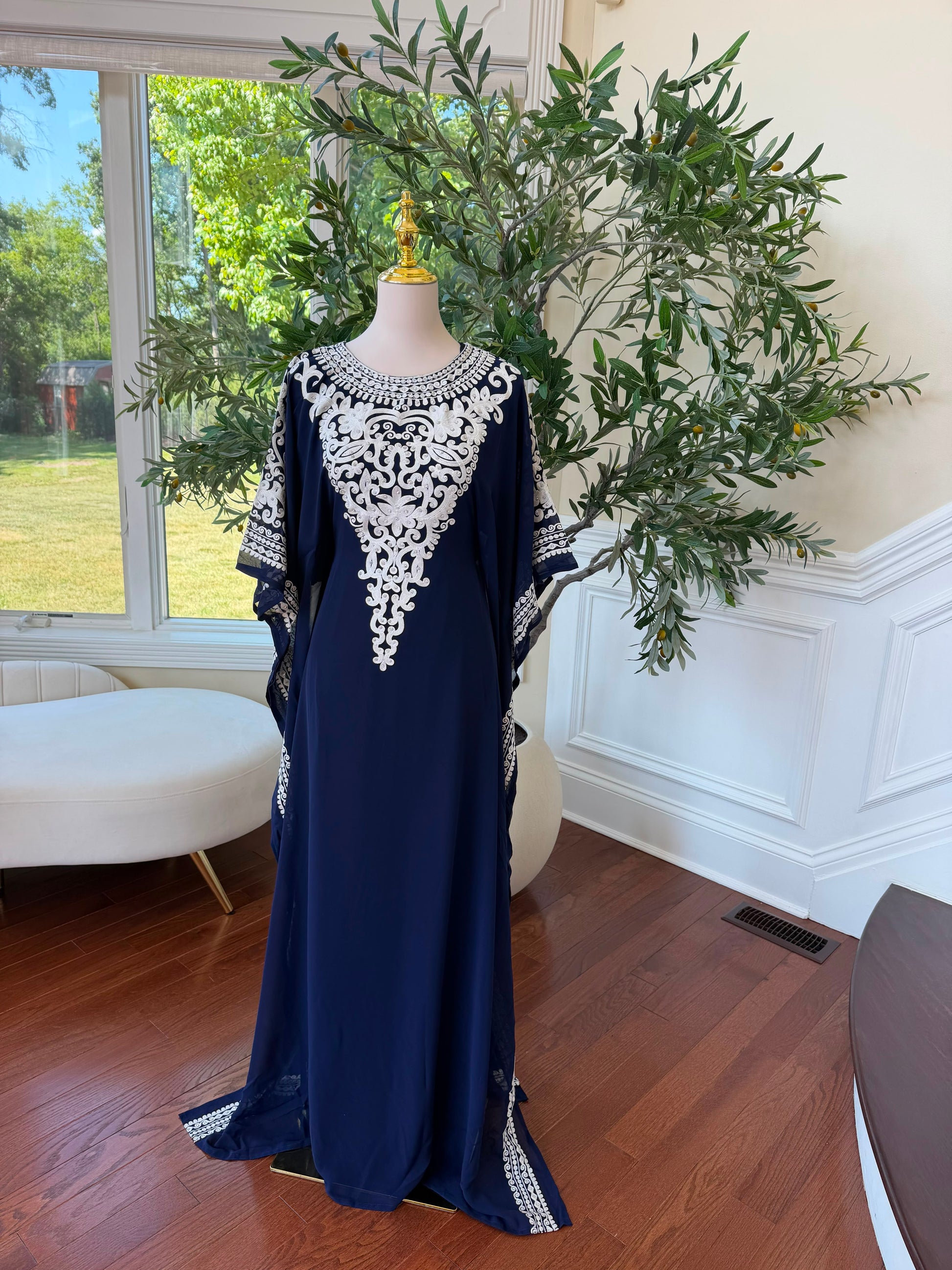 Navy Blue Elegance Dress
