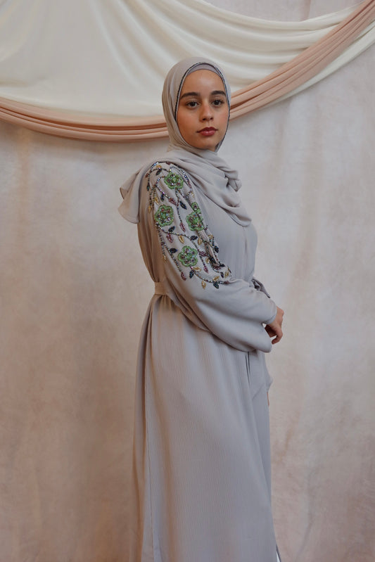 Petal Serenity Abaya