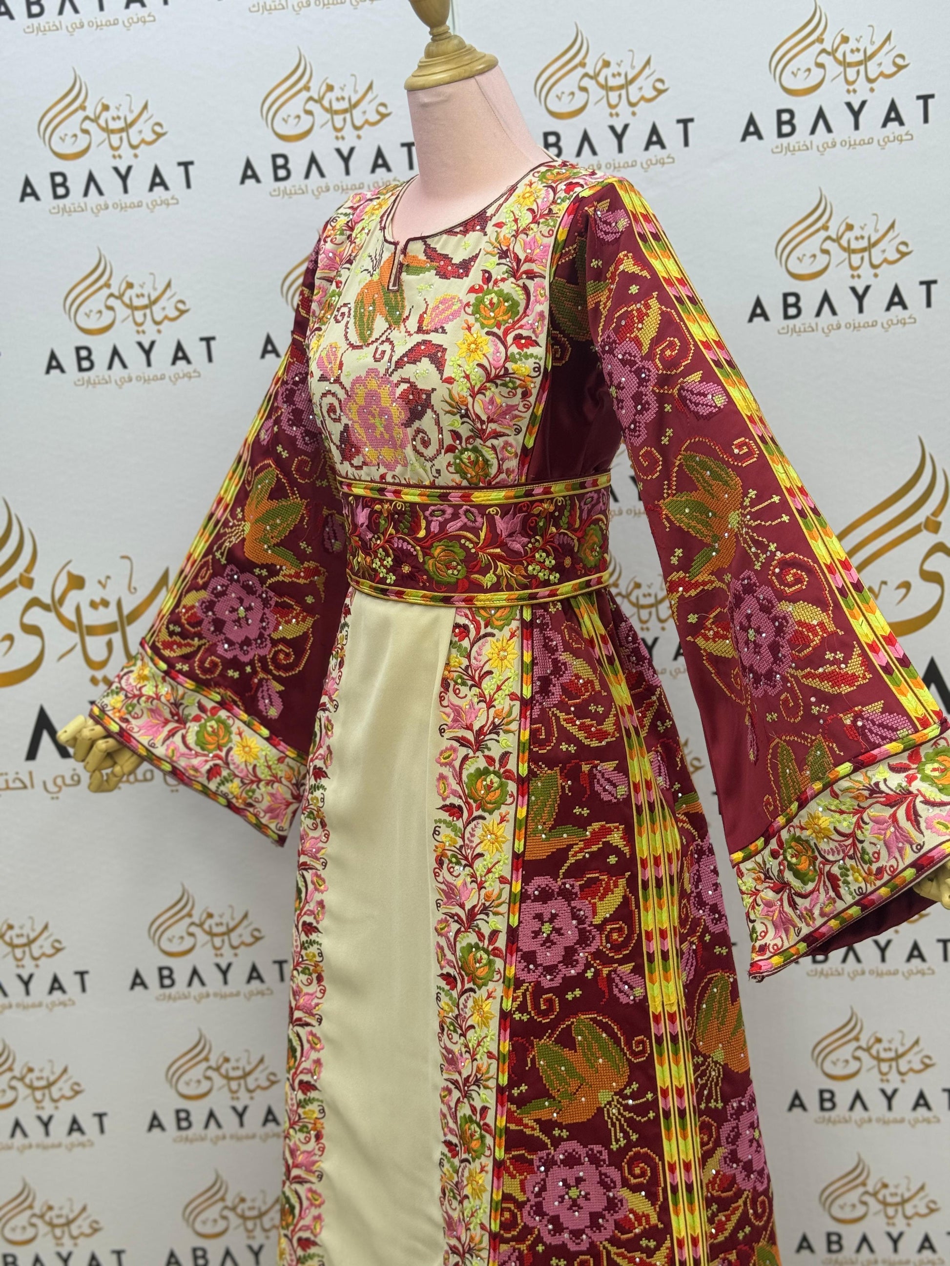 Royal Rose Garden Embroidered Thobe