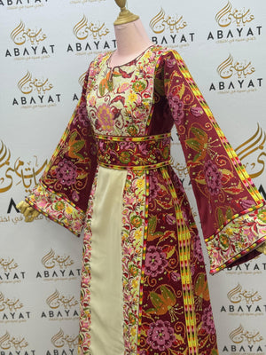 Royal Rose Garden Embroidered Thobe