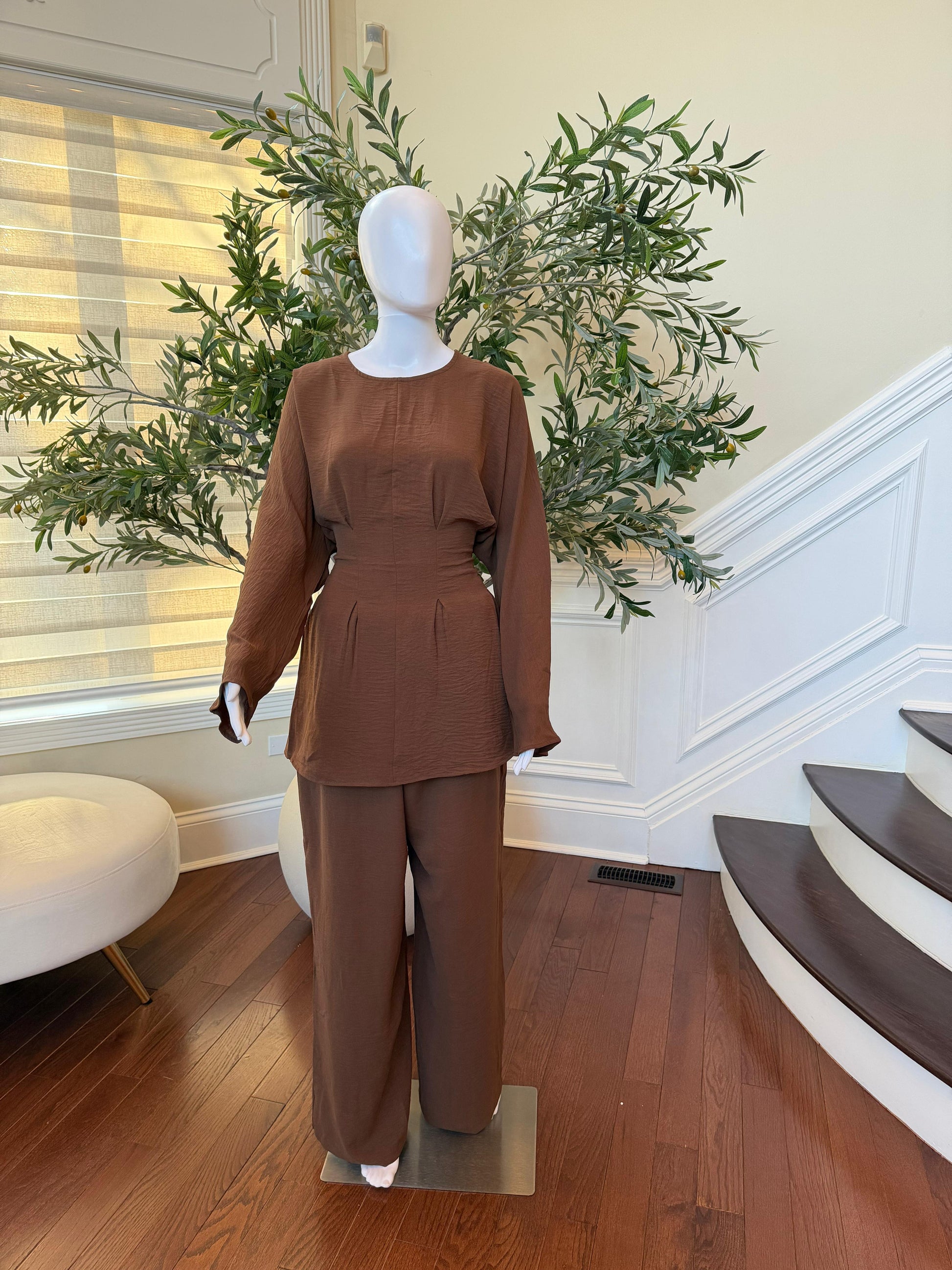 Modest Style Two Piece Fashion Set