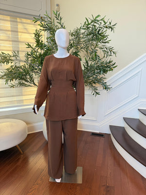 Modest Style Two Piece Fashion Set