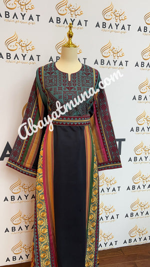 Navy Blue Majdalawi Thobe