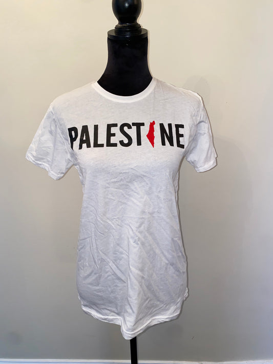 White Palestine T-Shirt