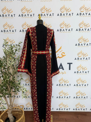 Elegant Black Tatreez Thobe /A