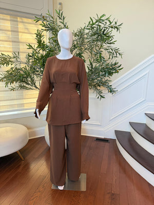 Modest Style Two Piece Fashion Set