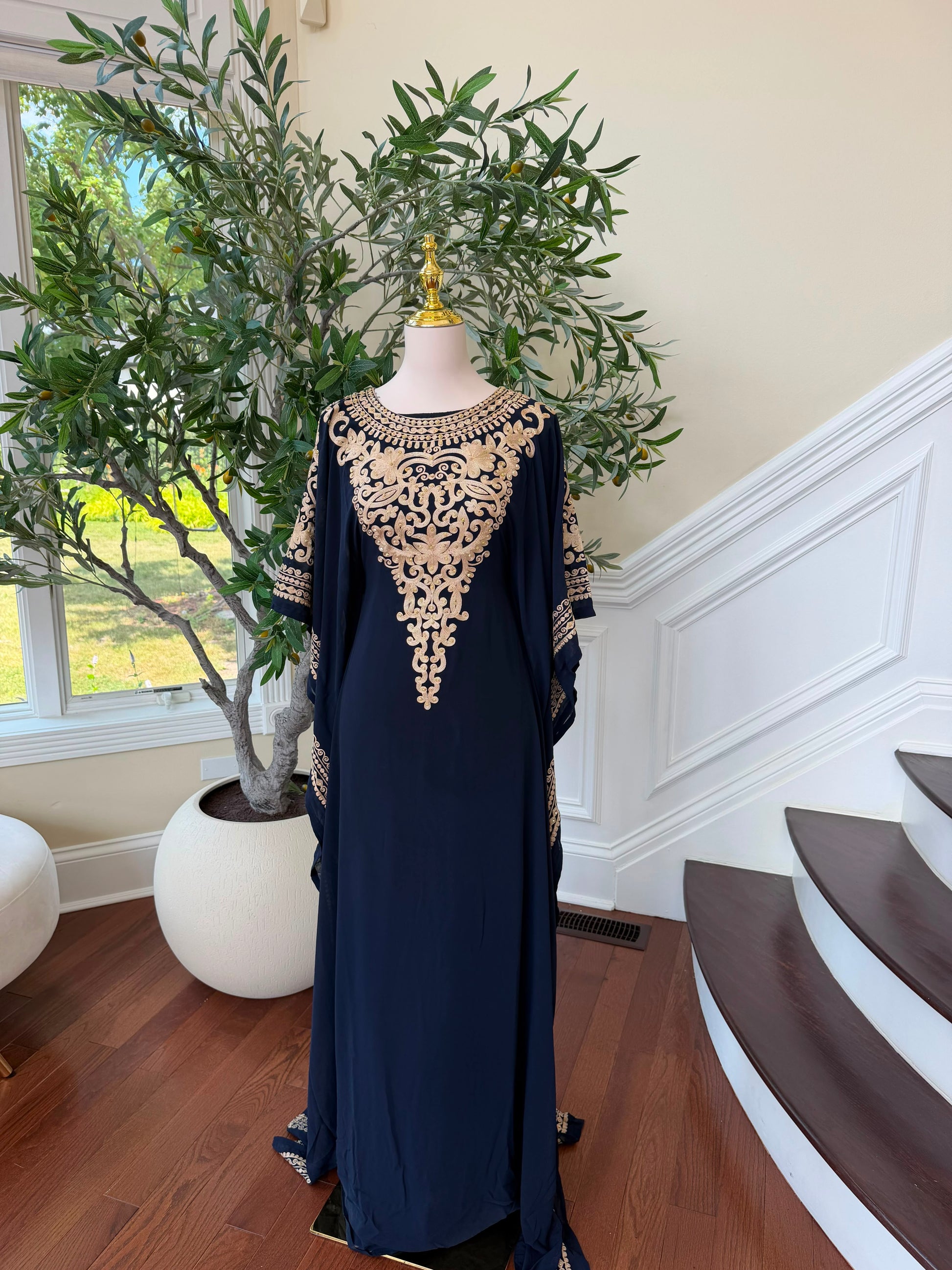 Navy Elegance Charm Dress