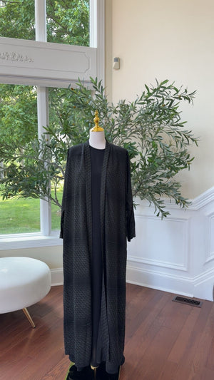 Black Diamond Open Luxe Abaya