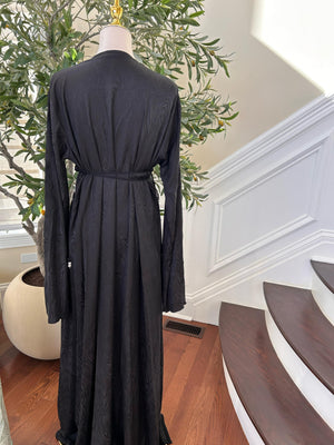 Black Beaded Stone Kuftan