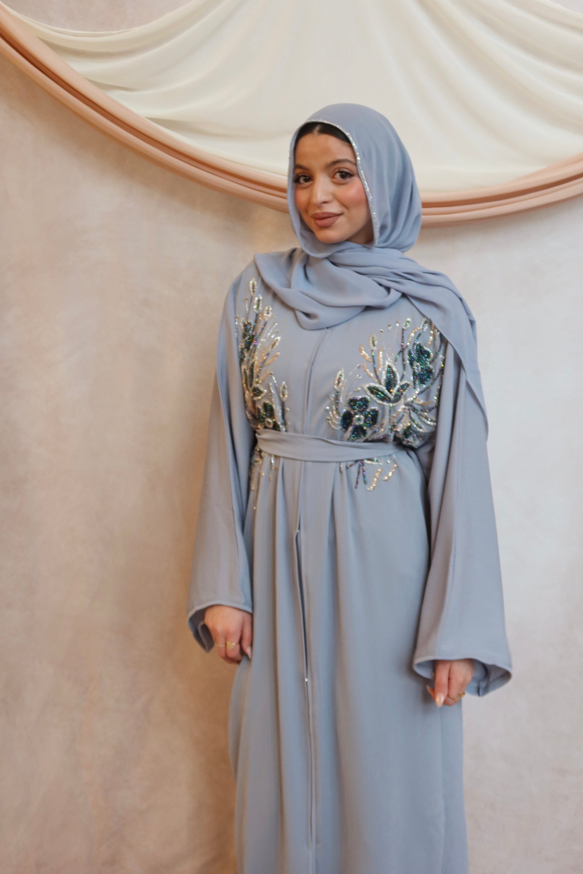 Ethereal Bloom Abaya