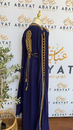 Golden Blue Kuftan