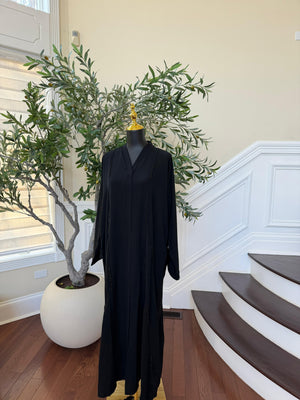 Black Bloom Ramadan Abaya