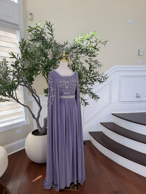 Lavender Drape Elegance Kuftan