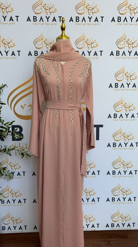 Pink Elegance Abaya