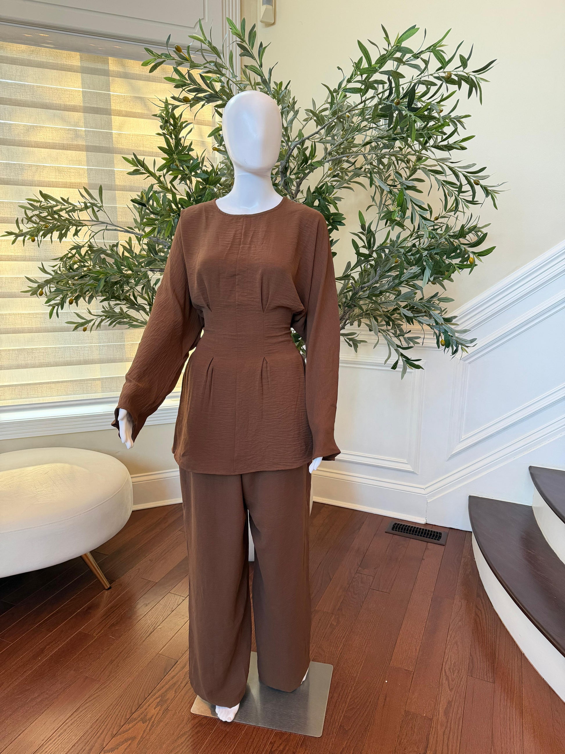 Modest Style Two Piece Fashion Set