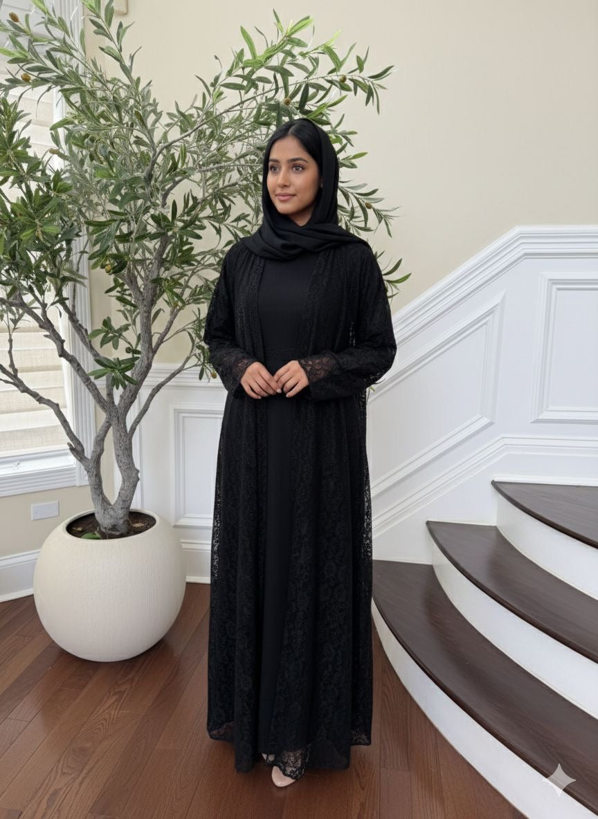 Two Piece Ramadan Nights Abaya