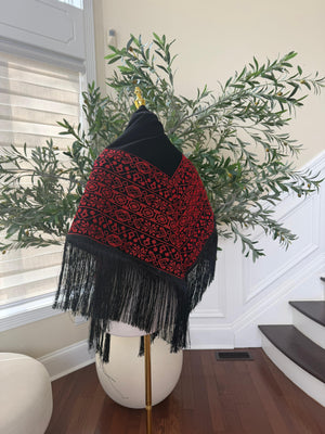 Embroidery Tatreez Black Shal