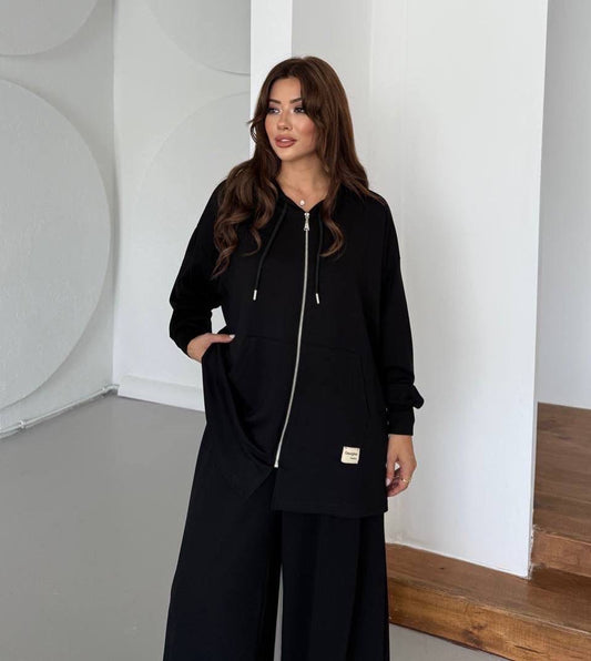 Elegant Two Piece Sweater Comfort Set