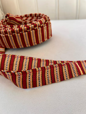 Gold & Red Siti Cashmere Belt