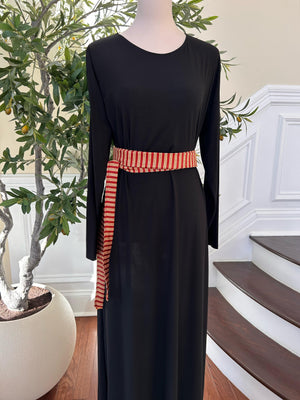 Gold & Red Siti Cashmere Belt